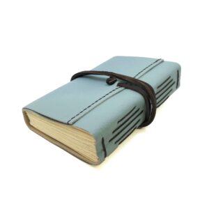 Med Leather Wrap Book